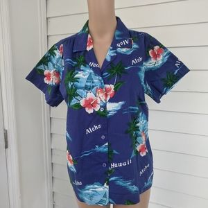 Vintage Hawaiian Shirt M Vacation Souvenir